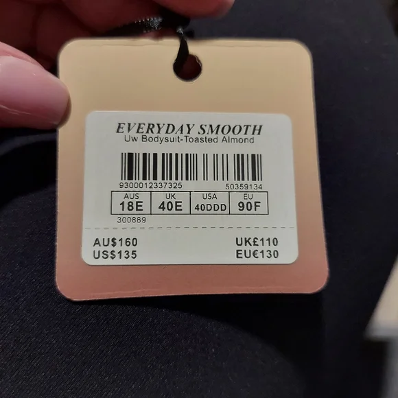 Honey Birdette Everyday Smooth Bodysuit in Toasted Almond. 40DDD NWT - Picture 5 of 5